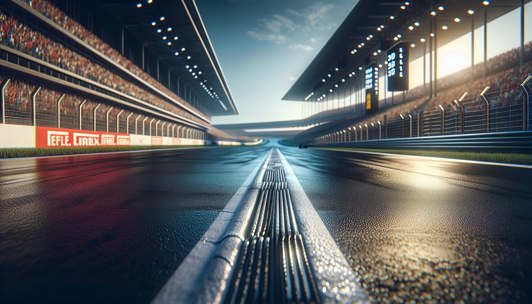 McLaren racing car leading in Bahrain Grand Prix 2023