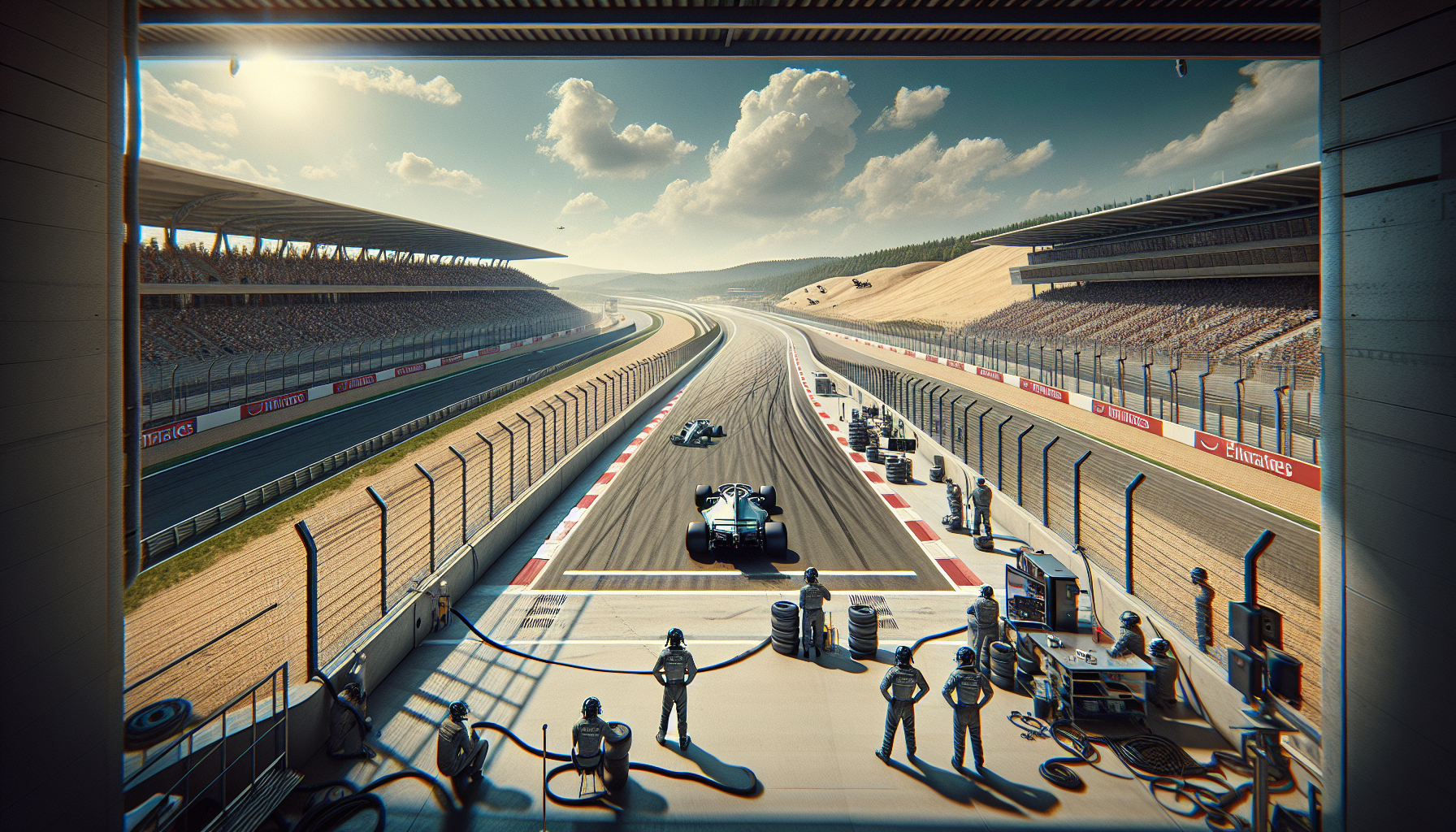 Mercedes car struggling during Saudi Arabian Grand Prix