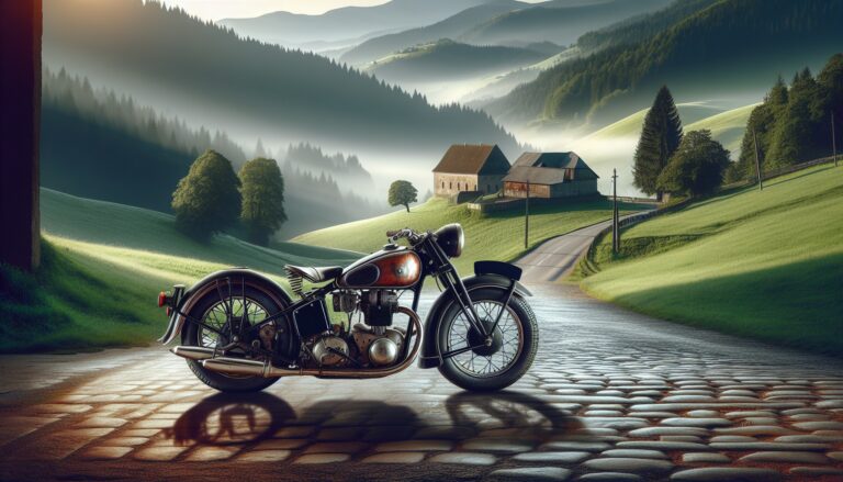 Moto Guzzi motorcycles showcased at a rally event