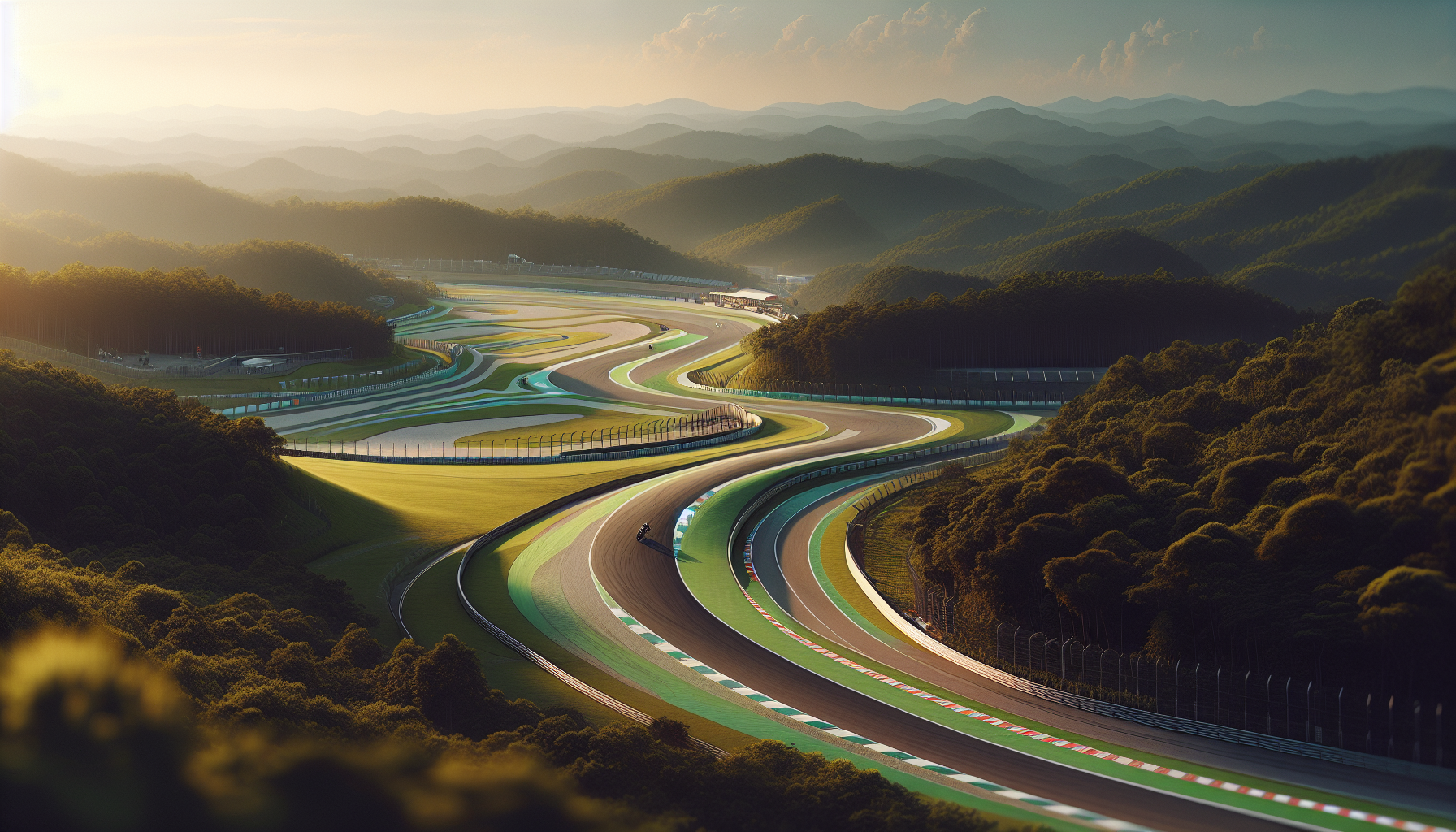 Motorcycle racers competing at Barber Motorsports Park