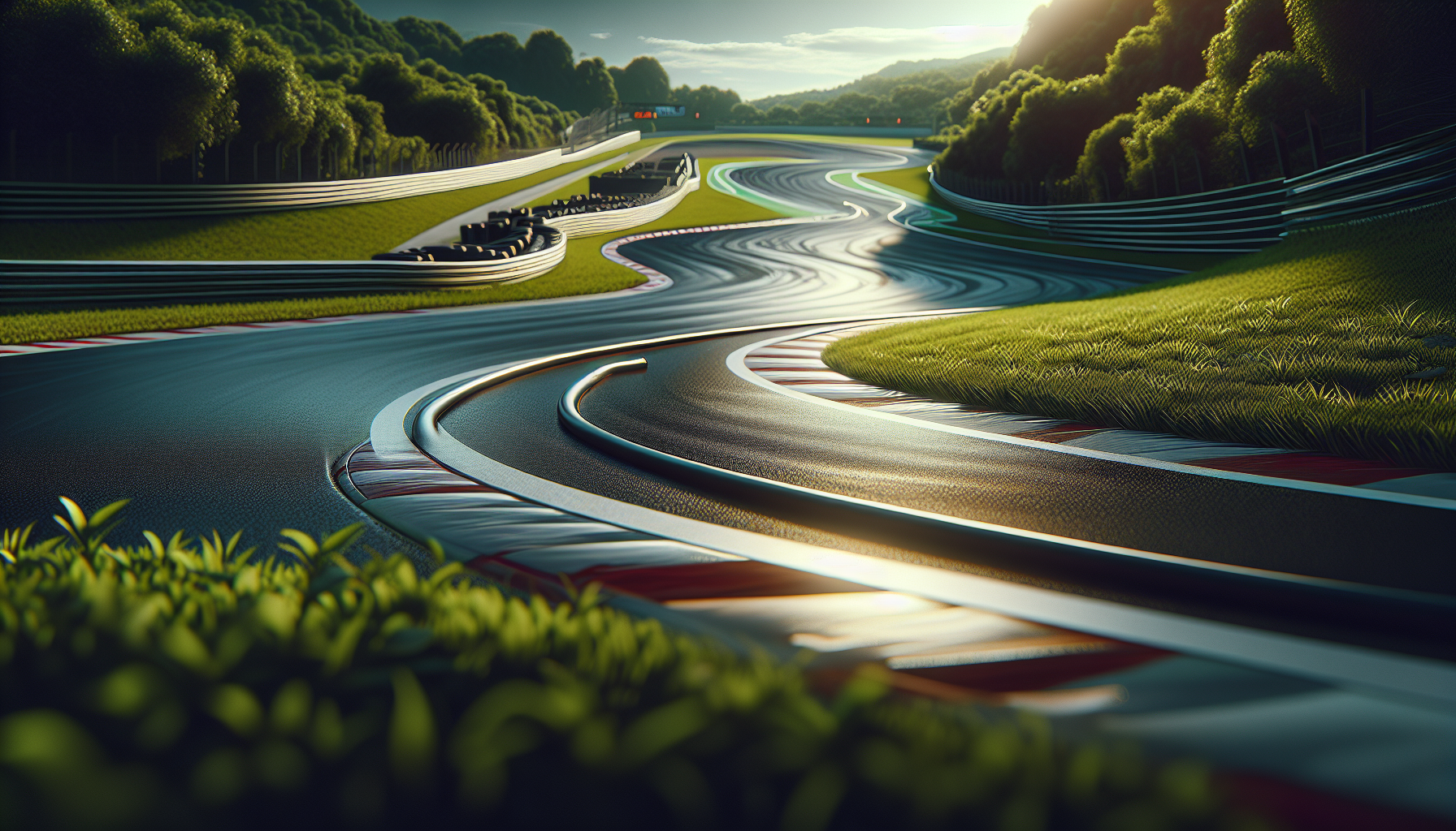 Motorcycle racers competing at Virginia International Raceway