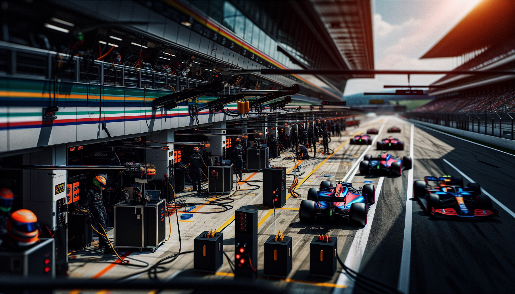 Piloti di Formula 1 prima di una gara, visibili tensioni