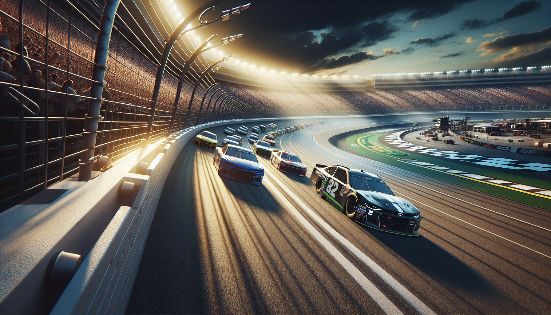 Taylor Gray and Sammy Smith competing in NASCAR race