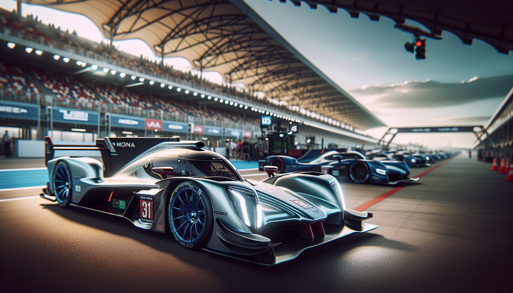 Young drivers showcasing their passion for motorsport