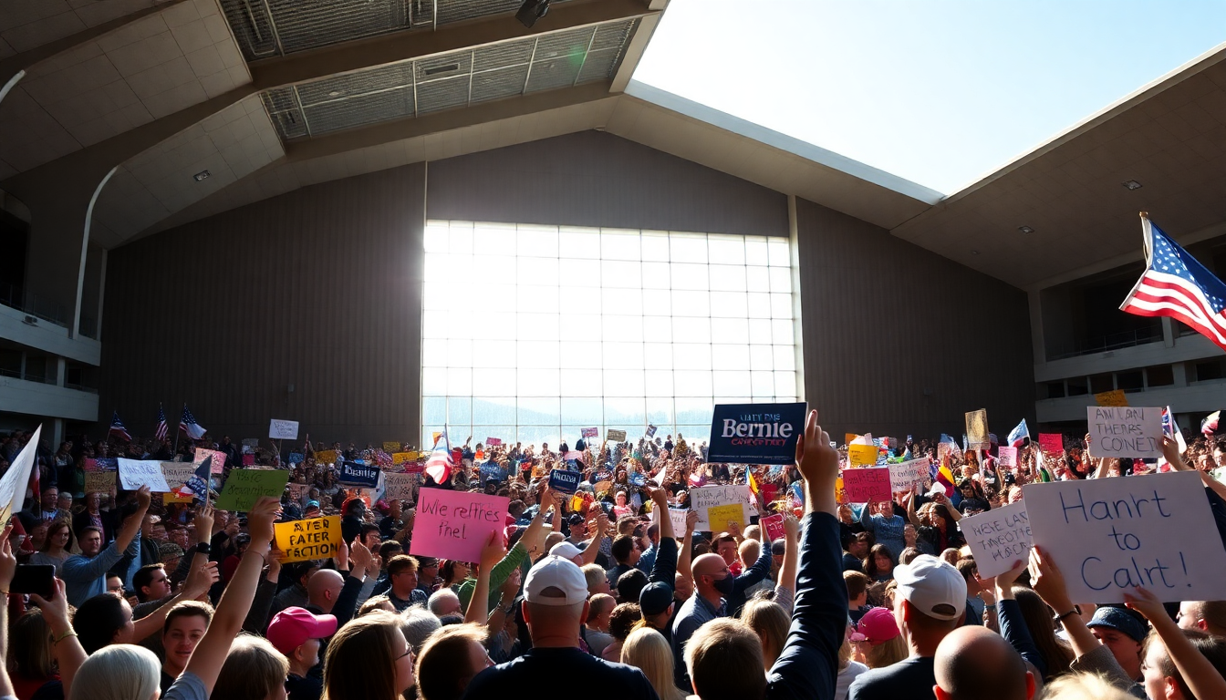 bernie sanders and aoc rally against oligarchy in missoula 1745456584