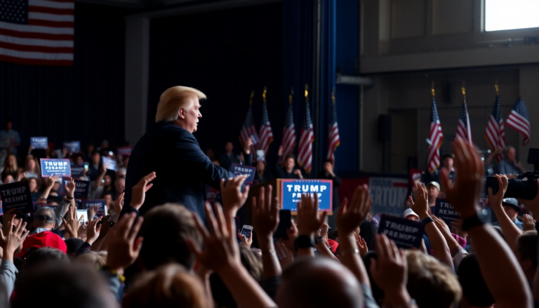 donald trump rallies supporters while discussing auto policies 1745982747