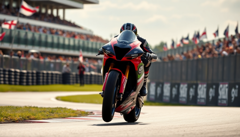 glenn irwin sets record lap at donington park bsb championship 1745460219