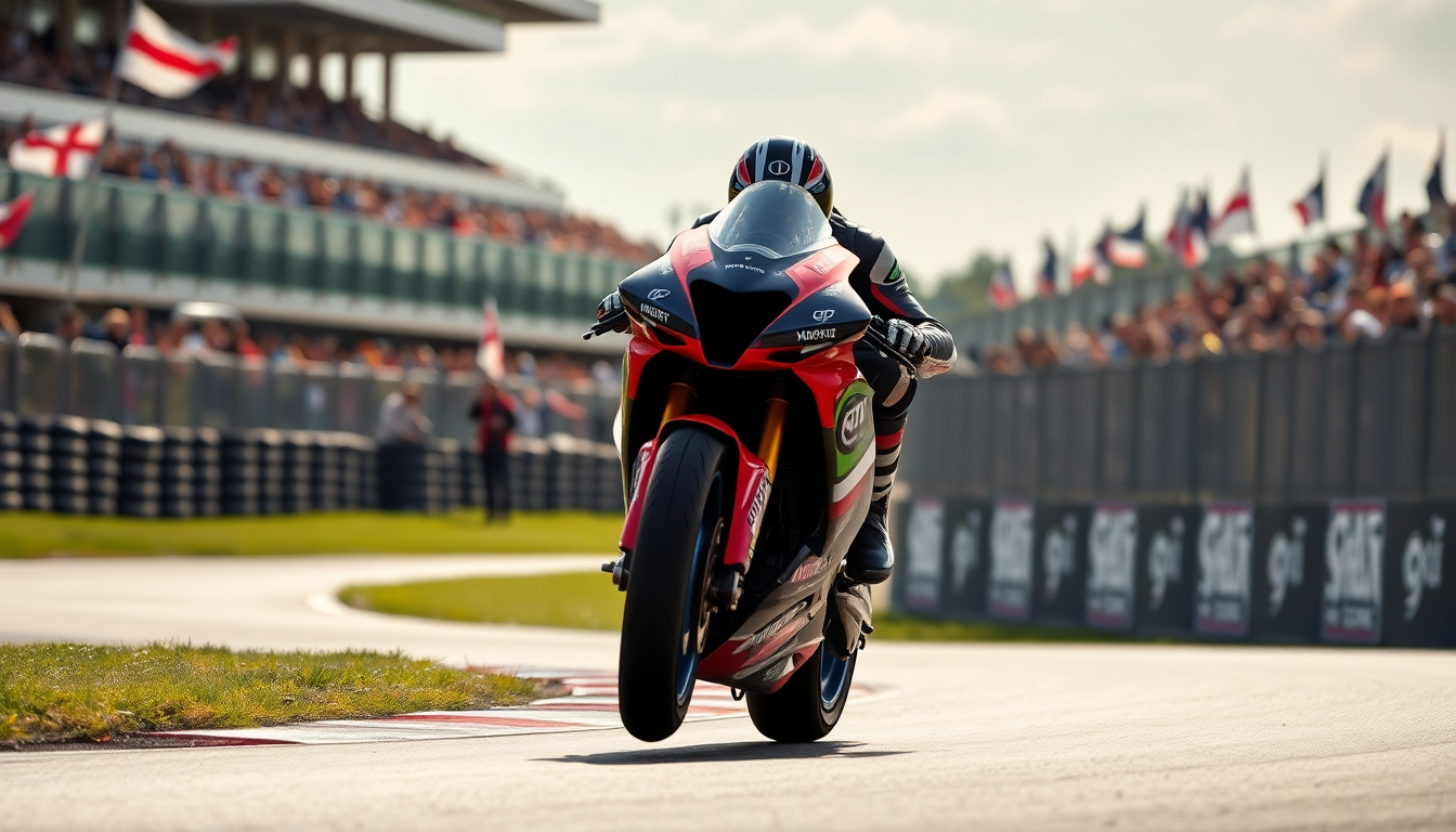 glenn irwin sets record lap at donington park bsb championship 1745460219