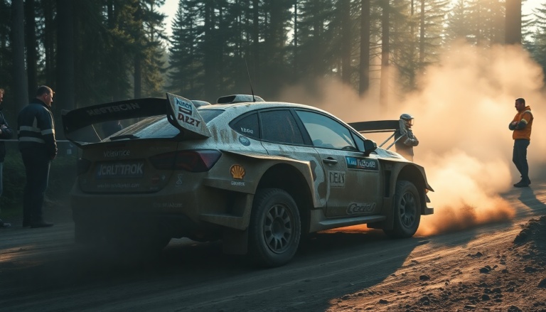 ott tanak receives five minute penalty at rally finland for scrutineer incident python 1754180516