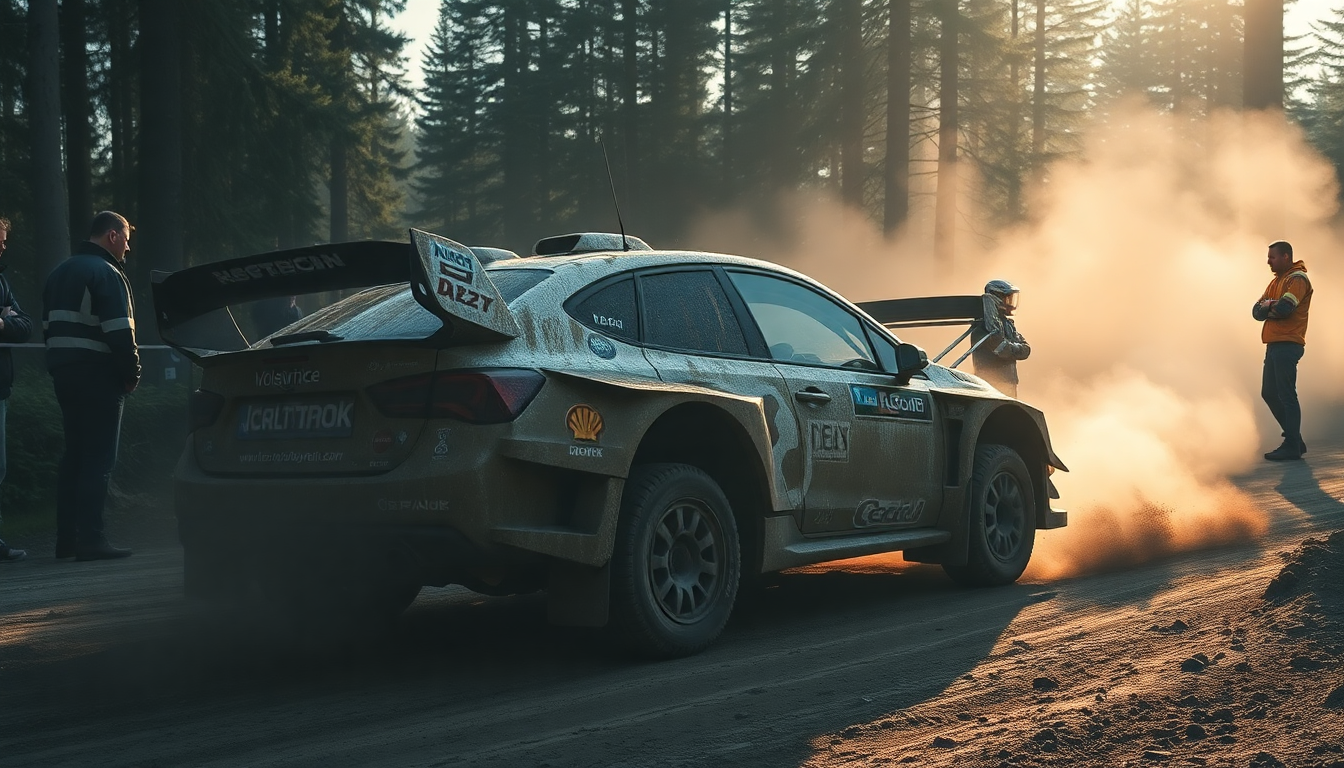 ott tanak receives five minute penalty at rally finland for scrutineer incident python 1754180516