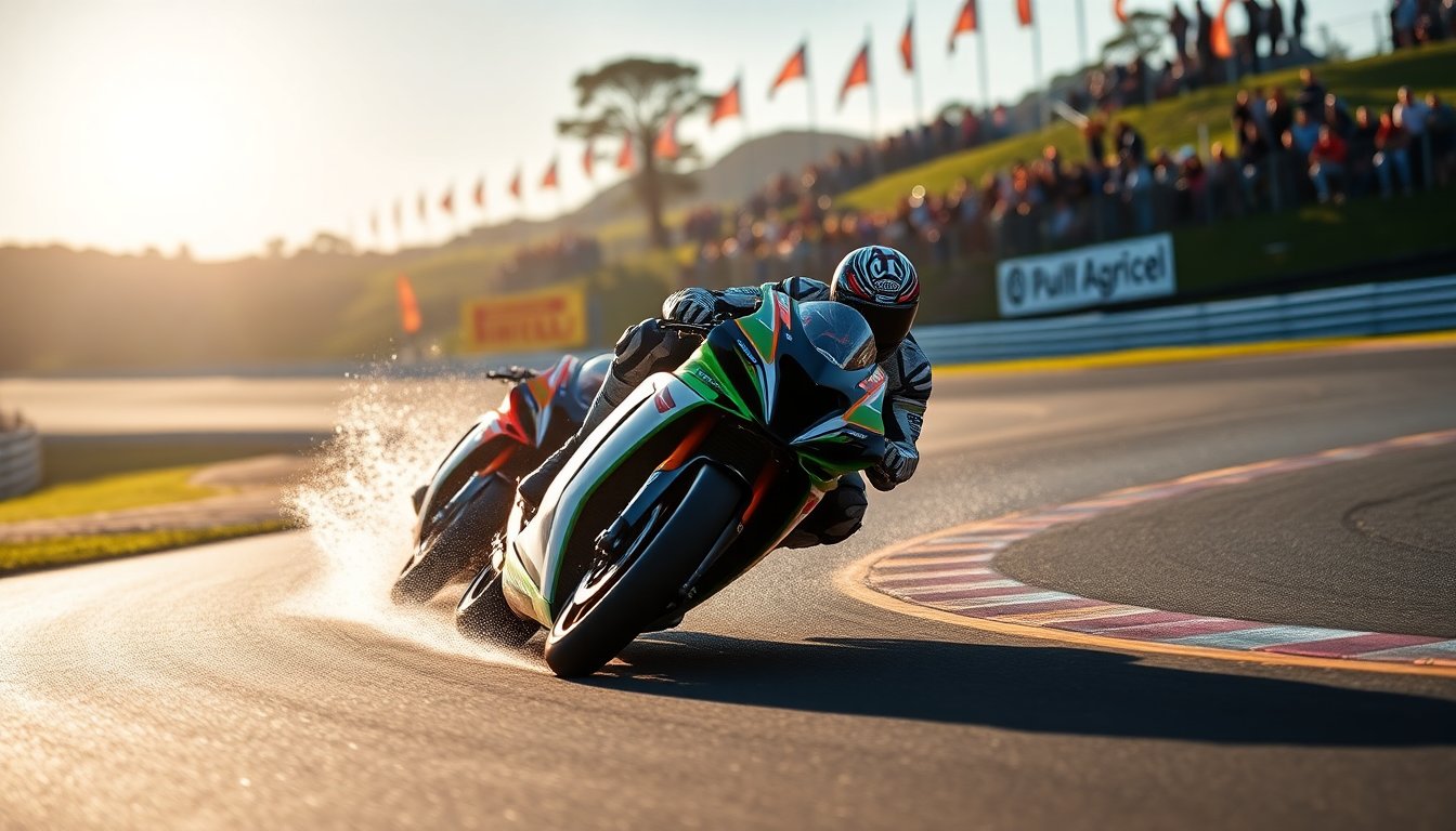 asbk championship round six waters and west shine at phillip island python 1757297344
