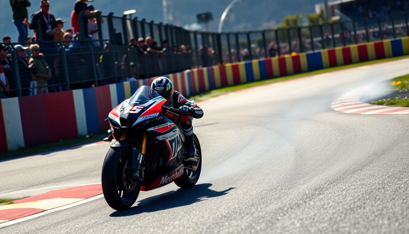 rossi moor shines in debut moto2 race at misano python 1758512731