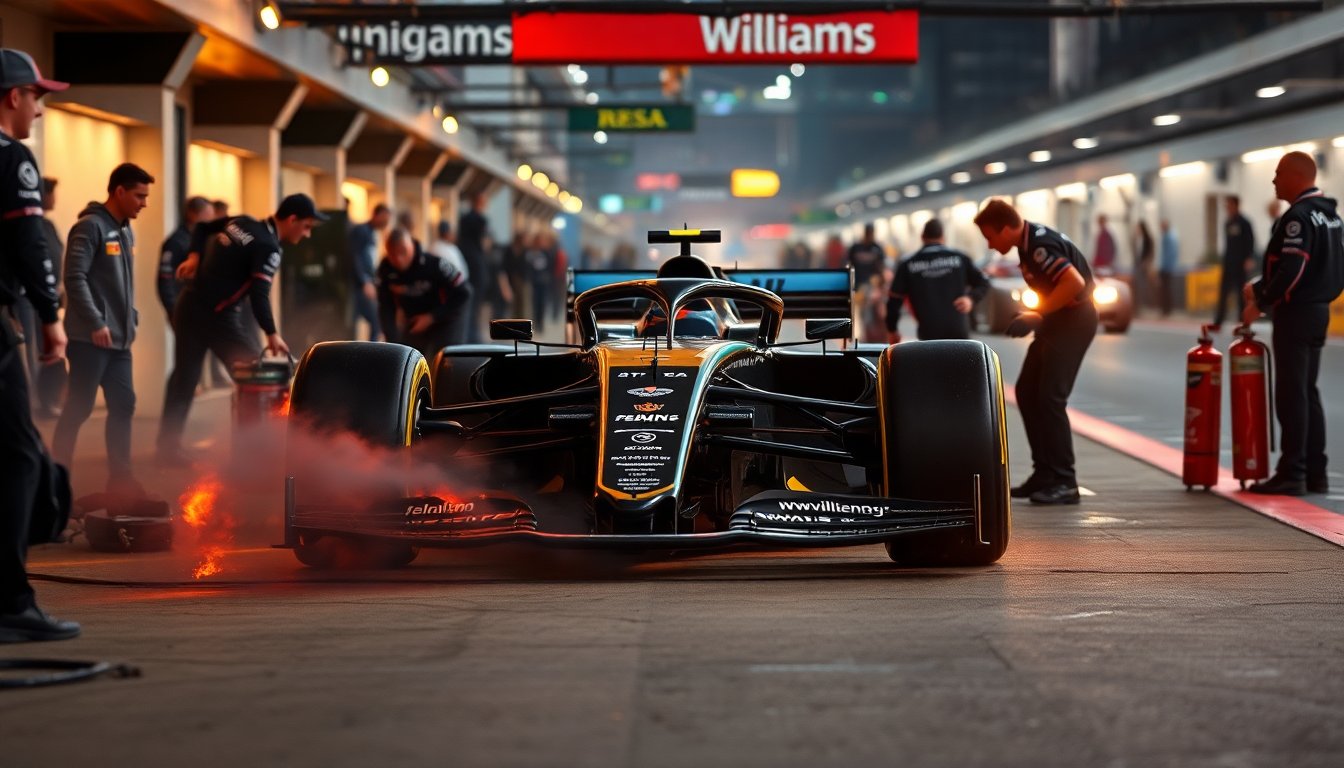 james vowles explains alex albons brake fire incident at singapore gp 1760096931