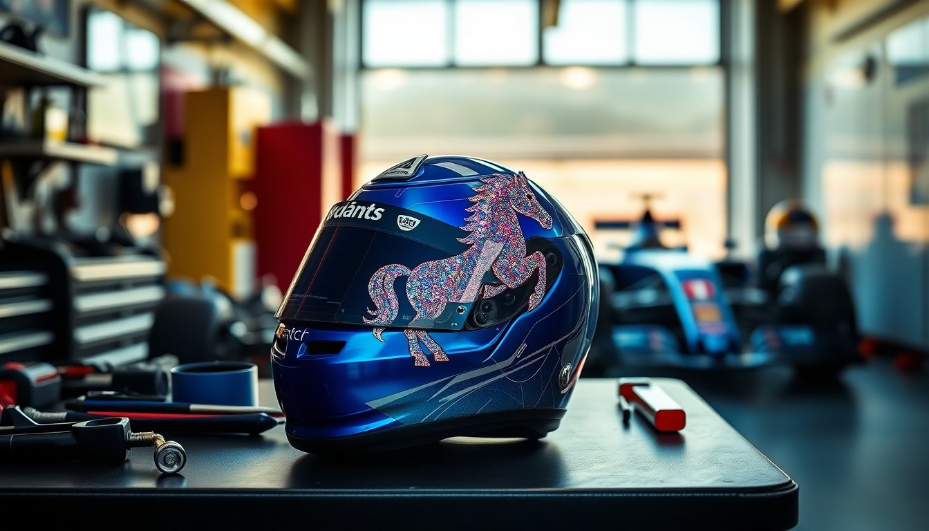 carlos sainz reassures fans about sparkles helmet design 1767007637