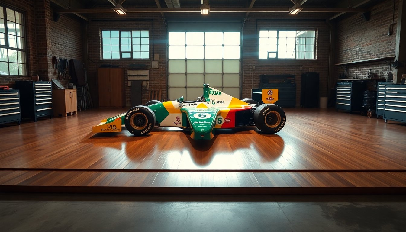 bid on michael schumachers historic 1992 benetton b192 at auction 1767894523