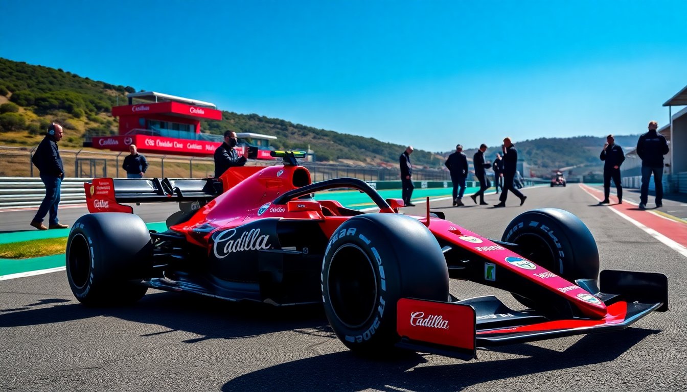 cadillac unveils exclusive livery for barcelona shakedown event 1768473427