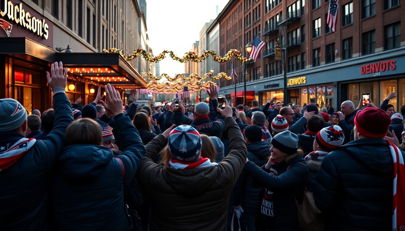 patriots gear up for thrilling fan event in denver ahead of afc championship 1769145581