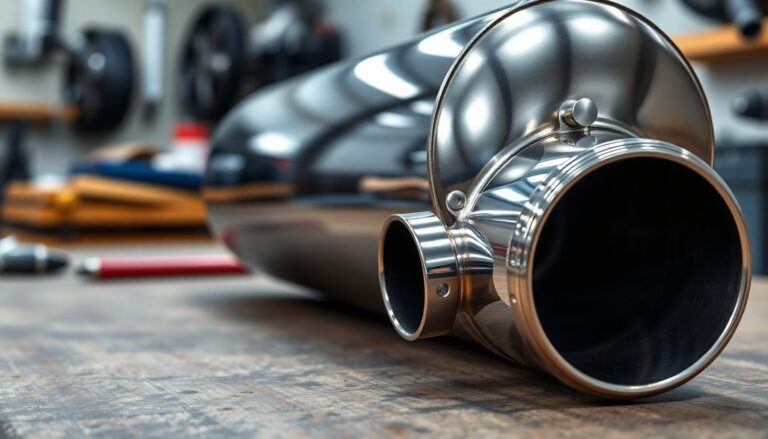 304 stainless steel muffler with 300 in ports for custom exhaust 1771573938