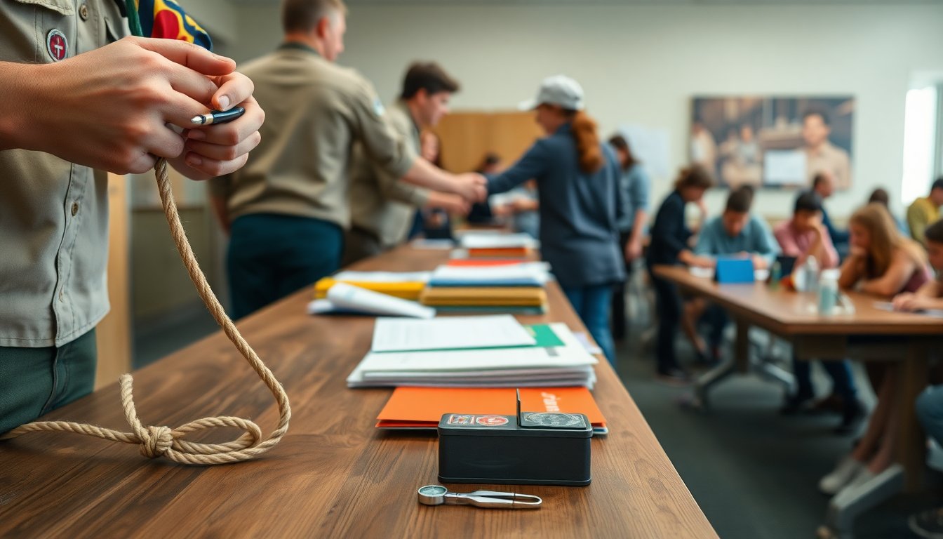 Attend the merit badge rally at Heintz Center: schedule, classes, and waivers