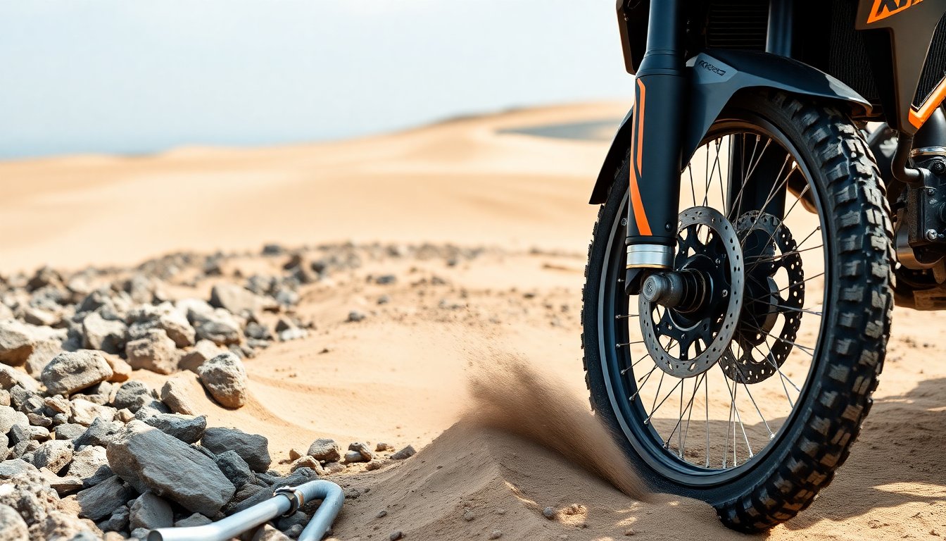 Explore the KTM 890 Adventure R Rally capabilities