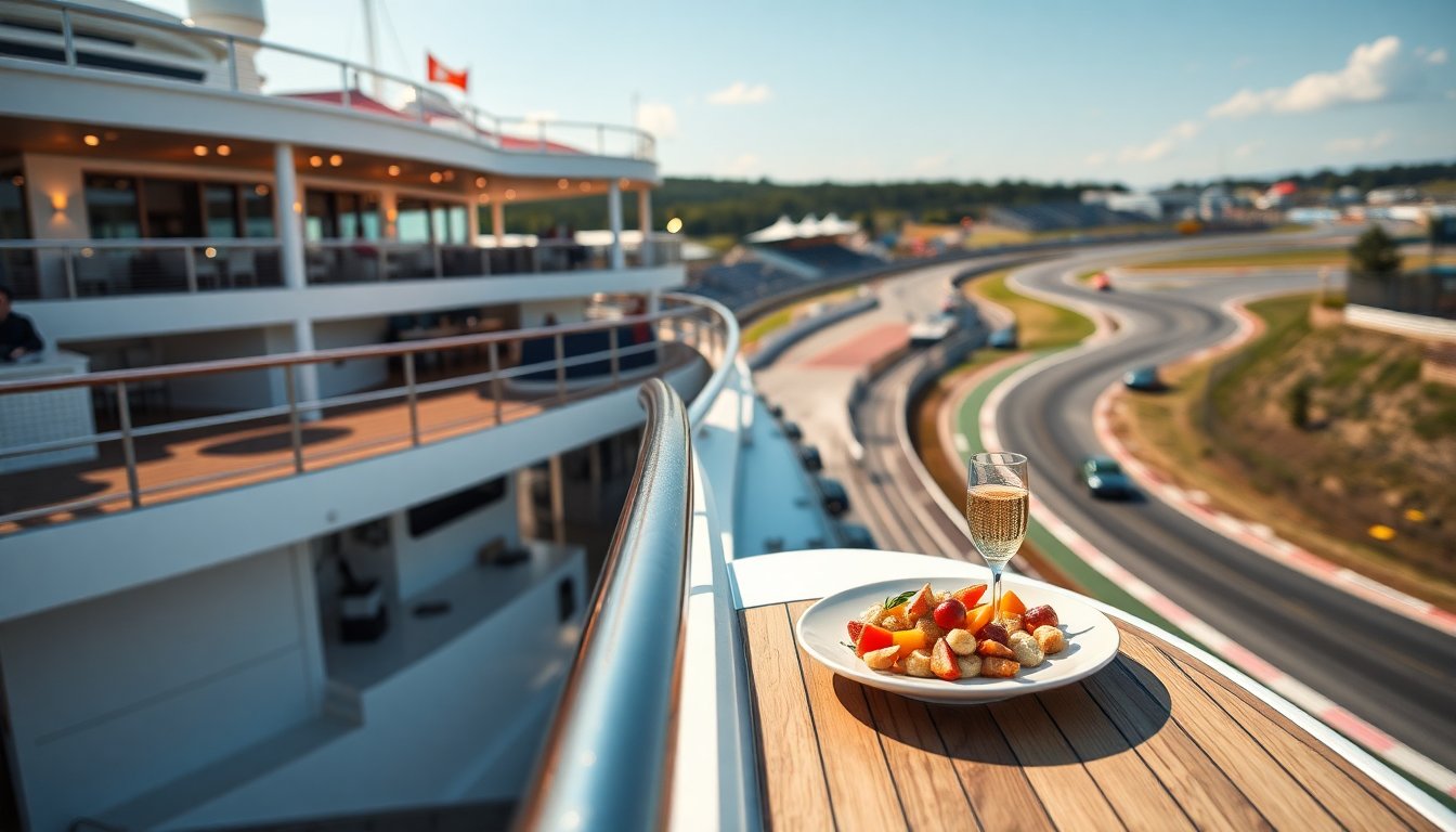 Premium race weekend access at MSC Yacht Club