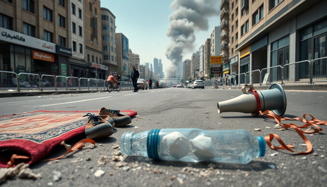 tehran blast at mass rally raises tensions as strikes and economic shocks spread 1773517818