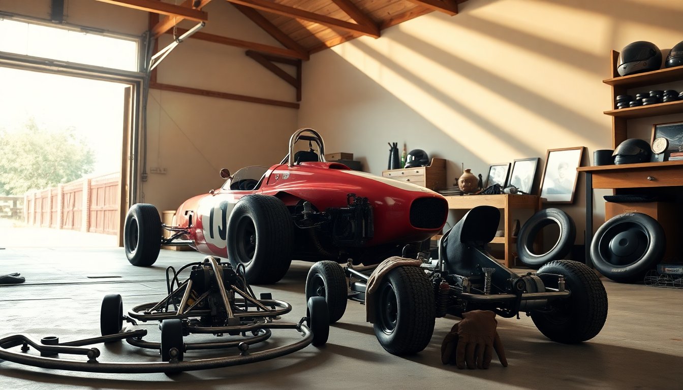 Inside David Coulthard’s remarkable garage: F1 cars, karts and memorabilia