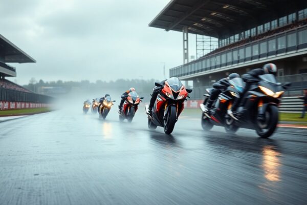 Redding holds off Cook and Ryde as rain ends Donington opener
