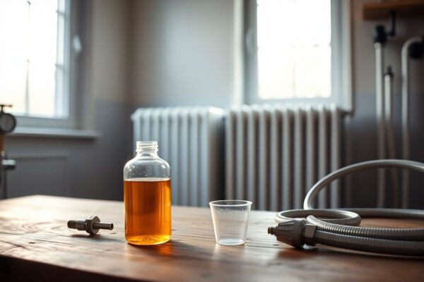 Single-dose treatment for radiators and underfloor heating