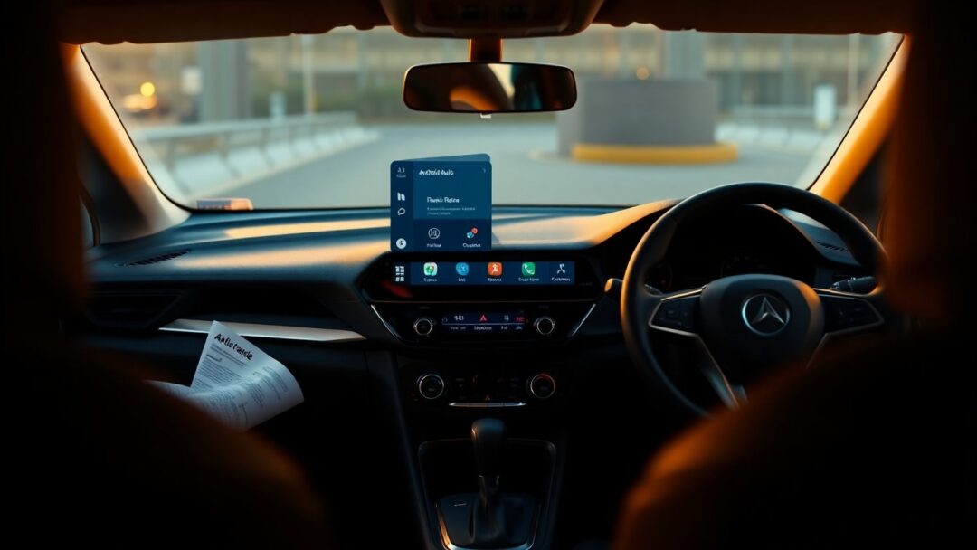 Android Auto customization for reduced distractions