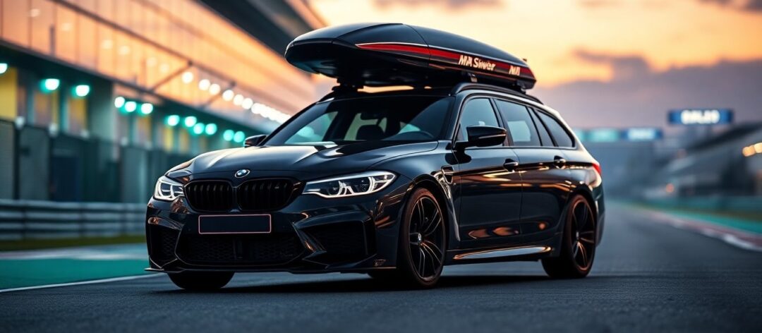 BMW M3 Touring 24H showcases aerodynamic roof box at Spa 24 Hours