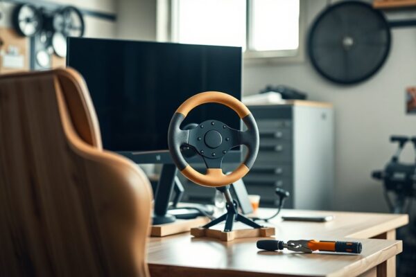 Create a low-cost sim racing setup using common materials