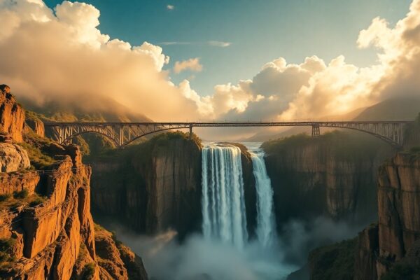 Discover the World's Tallest Bridge and Its Stunning Artificial Waterfall