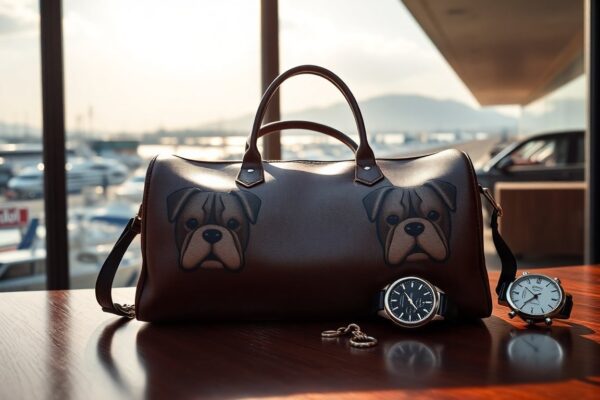 Lewis Hamilton honors Roscoe and Coco with custom bag at Monaco Grand Prix