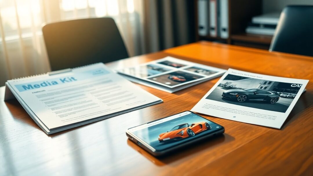 Promoting car events with successful listings and media kits