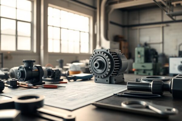 Universal worm gear box CMEVF44-F1-28-P71-B14-B3 for tight-space industrial drives
