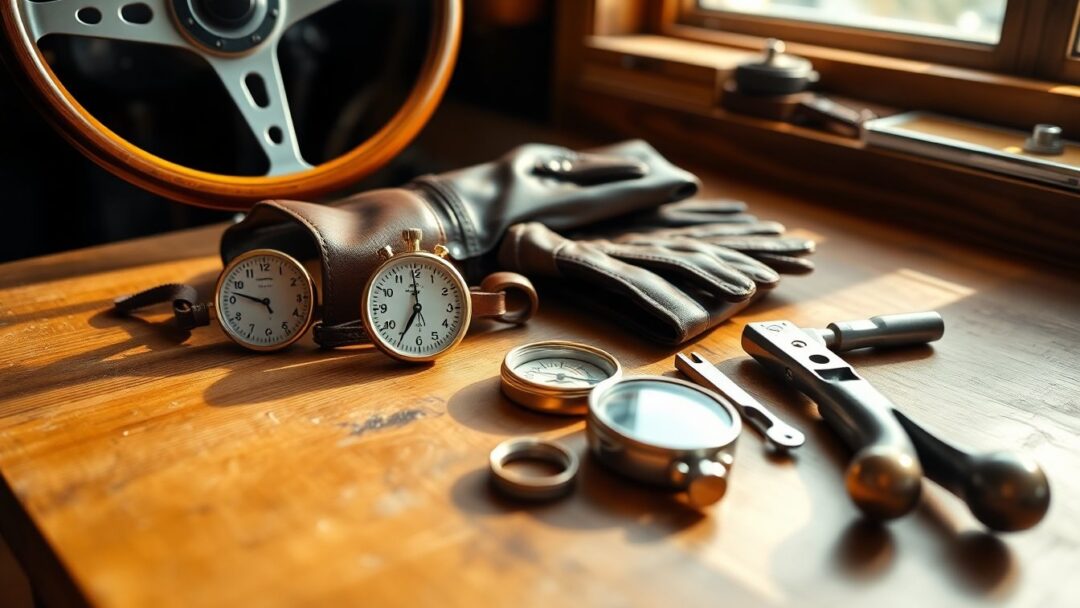 Vintage car rally preparation guide based on great race principles