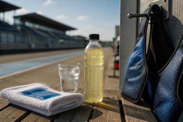Heat stress mitigation strategies for racing and track days