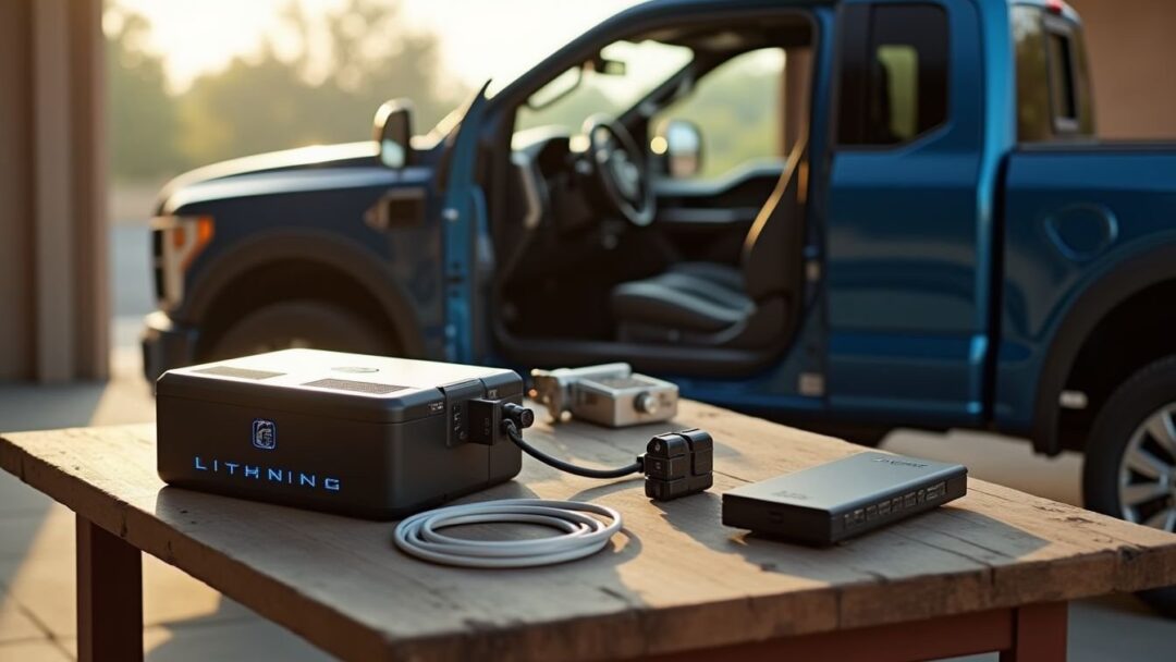 How a YouTuber Boosted His Ford F-150 Lightning's Range with Portable Batteries