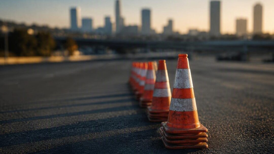 Improving braking, vision, and throttle modulation skills using cones