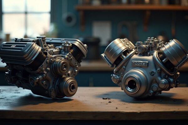 Muscle vs modern dodge charger engines
