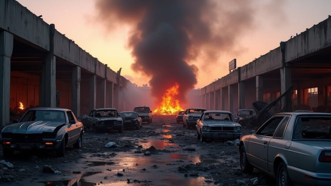 North Birmingham auto shop ravaged by fire, vehicles destroyed