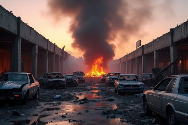 North Birmingham auto shop ravaged by fire, vehicles destroyed