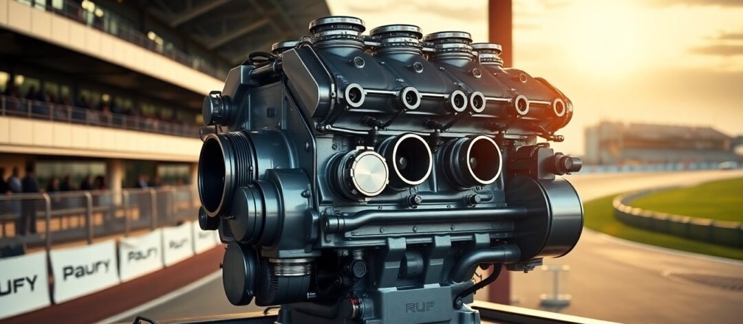 RUF's New 1,000-HP Boxer-8 Engine Makes Global Debut at Goodwood
