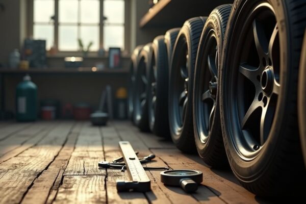 Tire inspection guide for alignment and suspension issues