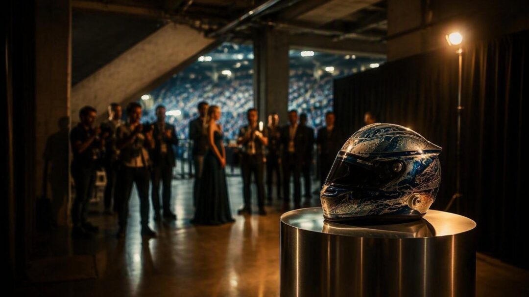 First Lady Receives Custom Helmet as IndyCar Sponsors Foster Care Initiative