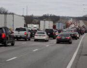 Highway closures and accidents cause significant delays in Kansas City, Edisto Island, and City of Industry