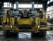 Inside the recreation of Peterson CAT's double-wide D8 twin dozer