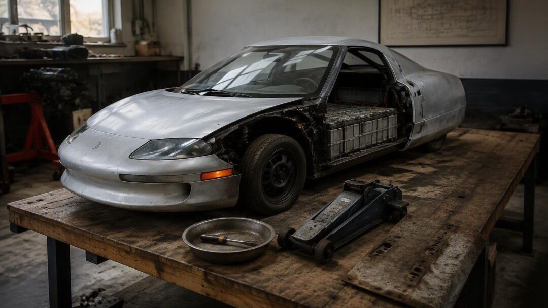 The Questionable Garage's GM EV1 restoration: progress and challenges
