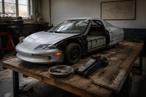 The Questionable Garage's GM EV1 restoration: progress and challenges